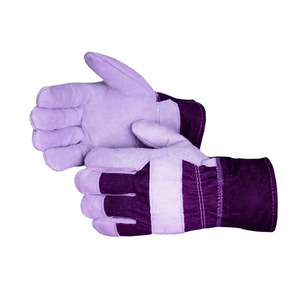 Guantes de Trabajo de Cuero Vacuno de Alta Calidad, Anti-Vibración, con Puño de Seguridad, Suaves, Cómodos, Resistentes a la Abrasión y a los Cortes - Product Image 4