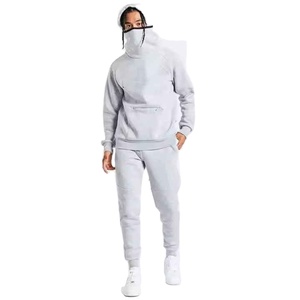 Sweat-shirt à capuche avec masque conçu pour offrir une couverture faciale, de la chaleur et un confort décontracté - Product Image 1