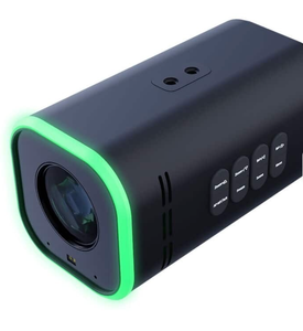 Caméra de boîte 4K noire de qualité supérieure avec zoom ultra 20x, résolution UHD 4K60, capteur CMOS 1/2.8 pour équipement de diffusion en direct - Product Image 1