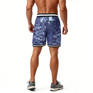 Pantalones Cortos Deportivos Casuales para Hombre, 100% Poliéster, Cómodos, Talla Grande, para Baloncesto - Product Image 2