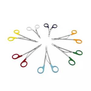Open surgical ligating <b>clip</b> applicator set of 10 pcs polymer ligating instruments reusable surgical kit - Product Image 1