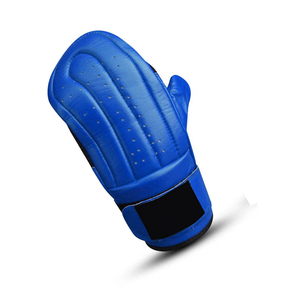 Mitaines de boxe professionnelles en cuir de qualité supérieure pour l'entraînement au sparring, Muay Thai, MMA, boxe - Évacuation rapide de l'humidité - Product Image 5