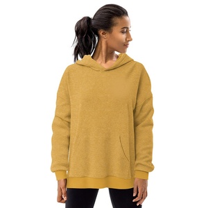 Sudadera Extra Grande Personalizada para Mujer, Estilo Casual de Invierno, Felpa de Algodón Grueso, Lavado Ácido, Bordado Ecológico, Estilo Holgado - Product Image 4