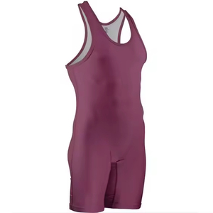OEM Manufacturer Wrestling Singlets in Different Colors Customized Printing Wrestling in Wholesale Price - Product Image 2