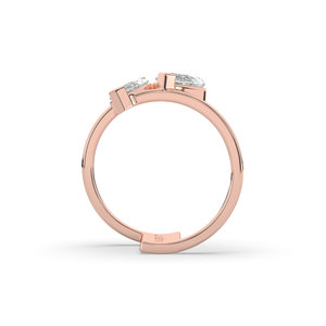 Bague légère de style unique avec diamant cultivé en laboratoire de 2,50 carats - Product Image 5