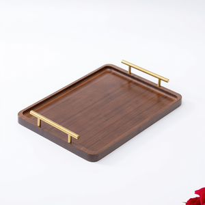 Plateau de service en bois enveloppé de corde de jute, fait main, vente en gros, personnalisé, OEM, ODM, plateau décoratif, décoration intérieure, DECORYUG - Product Image 2