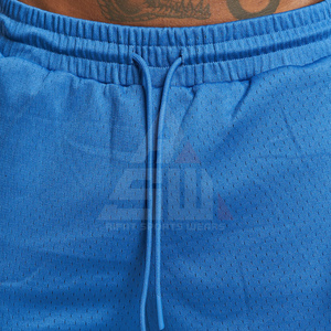 Shorts de sport pour homme HG2103 – Qualité supérieure, tricotés, écologiques, respirants, avec cordon de serrage, taille mi-haute, longueur genou, style Hip Hop sportif - Product Image 5
