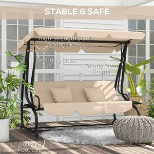 Sedia a dondolo sospesa a forma di uovo per esterni, giardino e balcone (non supportata, non defeettuosa, nessun rimborso o resi) - Product Image 5
