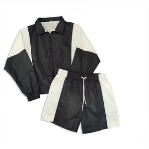 Puff Print Vintage Acid Wash T Shirt Set Mens Streetwear Rhinestone Short Sleeve Tracksuit Summer Casual Sports - Product Image 2