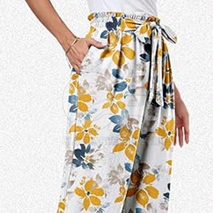 Pantalon d'été personnalisé pour femme, coupe ample et large, OEM ODM, respirant, décontracté, style streetwear - Product Image 3