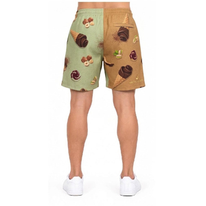 Shorts en tissu léger et respirant avec imprimé graphique personnalisé pour la vente en gros – Idéal pour le streetwear et les tenues décontractées d'été - Product Image 3