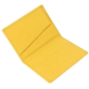 High Class Yellow PU Leather Card <b>Holder</b> <b>Wallet</b> Collection Leather Travel <b>Wallet</b> Personalized Passport Cover with Luggage Tag - Product Image 1