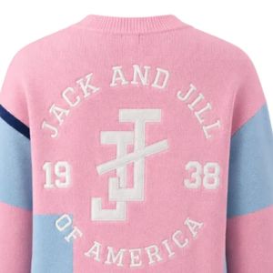 Jack and Jill Women Color <b>Block</b> Knit Cardigan Pink Blue Navy V Neck Button Front Long Sleeve Sweater with Pockets Casual Fashion - Product Image 6