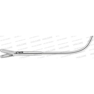Pinzas para pólipos laríngeos Fraenkel con mandíbulas en ángulo y mango de anillo, instrumentos quirúrgicos ORL para micro laringoscopia de cuerdas vocales - Product Image 4