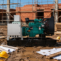 50kVA 80kVA 120kVA 200kVA Generator Diesel 220V Silent / Open Frame 1800 RPM 50/60Hz AVR Electric Start untuk Industri
