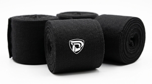 ผ้าพันมือฝ้ายสำหรับฝึกซ้อมมวย สีดำ ทนทาน ไซส์ L - Product Image 1