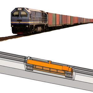 Báscula para Trenes de Alta Capacidad, 35,000 Kg/axiel, Precisión de 1 a 3-20 km/h, 150% de Sobrecarga, Construcción de Acero, OEM - Product Image 1