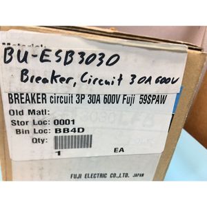 Disjoncteur Fuji BU-ESB3030 3 pôles 30A 600V - Équipements et pièces semi-conductrices d'occasion fiables à l'échelle mondiale - Product Image 5