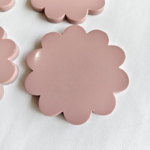 Factory Wholesale Resin <b>Coasters</b> Handmade Decorative <b>Table</b> <b>Coaster</b> Set for Home Hotel Restaurant and Cafe - Product Image 1
