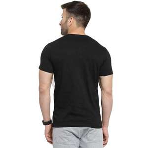 T-shirt 100% coton pour homme, coupe ample, imprimé, vente en gros, t-shirt vierge pour homme, logo personnalisé, t-shirt uni slim fit pour homme, manches courtes pour la gym - Product Image 2