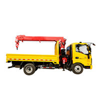 Grue montée sur camion TangJun 6x4 camion de grue télescopique Baoliwei 4ton à vendre