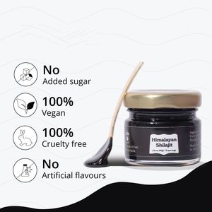 Natural Food Grade Shilajit Resin in Glass Bottle Container <b>Drum</b> Himalayan Mineral Supplement by FIT - Product Image 6