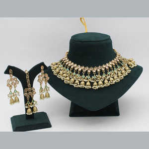 10581137LBL Gold Plated Crystal Stone <b>Necklace</b> Fine Jewelry <b>Set</b> - Product Image 1