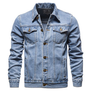 Veste en jean pour homme, veste décontractée pour femme, veste d'automne, veste en jean boutonnée, veste en jean oversize - Product Image 5