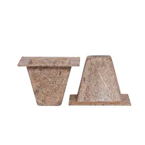 กระถางปลูกต้นไม้ยามูนา ทำจากใยมะพร้าวธรรมชาติ 100% เป็นมิตรต่อสิ่งแวดล้อม (ย่อยสลายได้) ขนาด 3x3 นิ้ว อายุการเก็บรักษา 2 ปี สำหรับทำสวน - Product Image 4