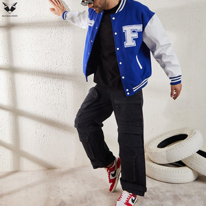 Chaqueta Varsity Vintage para Hombre, Chaqueta Bomber con Bordado y Parches, Ropa Urbana de Alta Calidad, Chaqueta Universitaria Unisex - Product Image 5