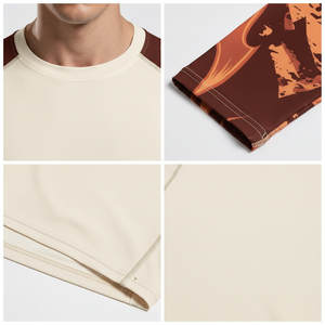 Custom sublimation rashguard <b>men</b> sports wear <b>base</b> <b>layer</b> long sleeve BJJ MMA rash guard sublimated printed fighting top - Product Image 6