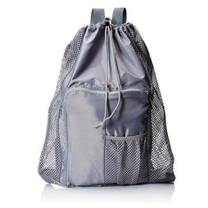 Wholesale Custom Logo Sport <b>Drawstring</b> Backpack Lightweight Waterproof Gym Travel Outdoor Storage <b>Bag</b> With Pockets For Shoes - Product Image 3