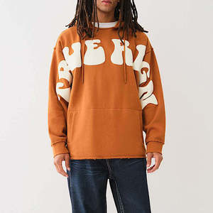 Sweat à capuche zippé unisexe OEM hiver surdimensionné, double fermeture éclair, molleton 100% coton épais, respirant, écologique, impression en relief - Product Image 2