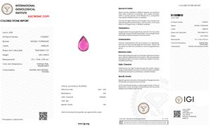 <b>October</b> <b>Birthstone</b> 2Ct Natural Rubilite Pink Tourmaline Pear Cut Faceted Loose Stone for Ring Pendant Wholesale Jewelry Gemstone - Product Image 2