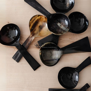 ผู้จัดจำหน่ายช้อนทำมือจากเขาควายคุณภาพพรีเมียม ขายส่งในราคาขายส่ง ช้อนกาแฟสไตล์อินเดียสุดหรูทันสมัยสำหรับห้องครัว - Product Image 2