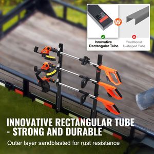 Porta attrezzi da giardino con blocco per rimorchio, a 3 posti, per pickup/aperti, per decespugliatore e tagliabordi - Product Image 2