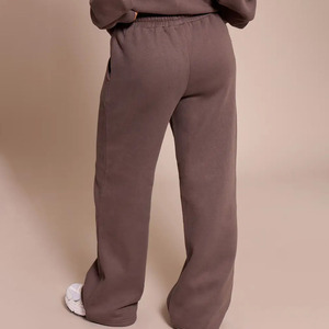 New Casual Loose Fit All Seasons <b>Women's</b> 2 Piece Fleece Sweatshirt And Pants Set V Neck Long Sleeve Solid Color <b>Jogger</b> <b>Women</b> Set - Product Image 5