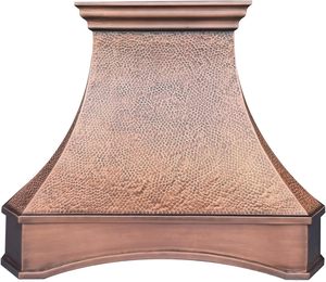 Hot Selling Handmade copper range hood <b>Wall</b> mounted chimney hood Fireplace canopy range hood Attractive design household hood - Product Image 3