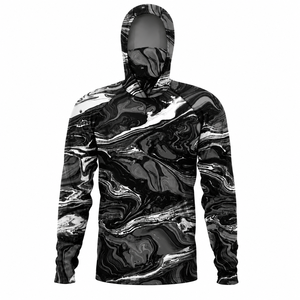 Chemise de pêche pour homme à capuche, vêtements de performance prêts à l'exportation, usine de vêtements - Product Image 3