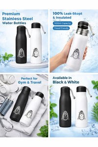 Bouteille d'eau imprimée Lord Shiva avec personnalisation pour la rentrée scolaire et la remise des diplômes - Product Image 3