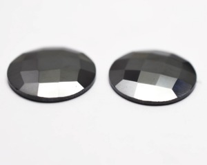 Hematita Natural en Forma de Disco Plano, Corte Rosa, Piedras Preciosas Sueltas Certificadas, Aplicación en Joyería DIY, Cristal de Hematita Facetado para Manualidades - Product Image 5