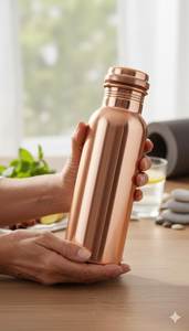 Botella de Cobre para Hidratación, para Estudios de Yoga, Centros de Bienestar y Estilo de Vida Fitness - Product Image 5