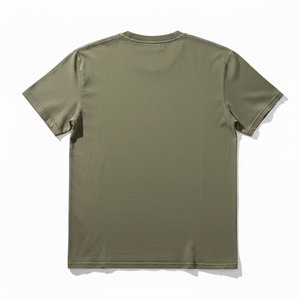 Camiseta Vintage con Gráficos y Pedrería, Estilo Hip Hop, para Hombre, Tejido Grueso, Personalizada, con Diseño de Diamantes Brillantes - Product Image 3