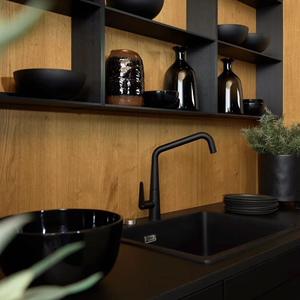 Proyecto JY, Muebles de Cocina Modulares Modernos Personalizados, Cajones de Madera, Diseño de Gabinetes de MDF y MFC, Venta al por Mayor, Muebles de Cocina Sencillos para Uso en Hoteles - Product Image 4