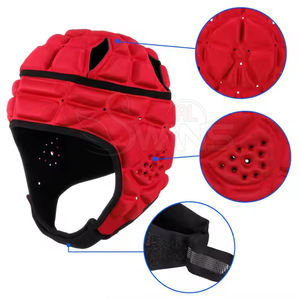 หมวกกันน็อครักบี้คุณภาพสูง วัสดุหนัง สำหรับทีม ออกแบบได้ตามต้องการ ป้องกันได้ดี - Product Image 3