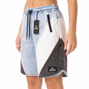 Shorts de Mujer con Lavado Ácido, Diseño Premium Vintage, Cintura Alta, Ligeros, Casuales, para el Verano, Uso Diario, con OEM - Product Image 6