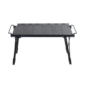 Muebles de jardín al aire libre elevación Picnic <span class=keywords><strong>MESA</strong></span> DE PESCA extraíble IGT portátil ligero campamento Cocina Barbacoa mesas - Product Image 5