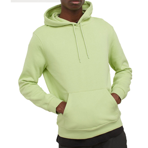 Sweat à capuche pour homme, coupe-vent, poids lourd, avec cordon de serrage réglable, protection hivernale, couleur unie, col montant - Product Image 6