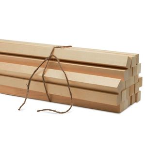 Pasador cuadrado de madera maciza versátil para proyectos de artesanía de construcción de muebles soportes y diseños de madera pasador de madera cuadrado - Product Image 1