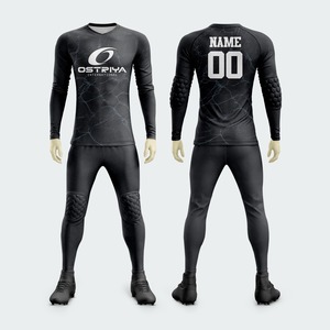 Nouvelle Collection 2026 : Tenue de Gardien de But Rembourrée, Imprimée, Respirante, avec Logo Frontal, Manches Longues et Pantalon – Vêtements de Football - Product Image 3
